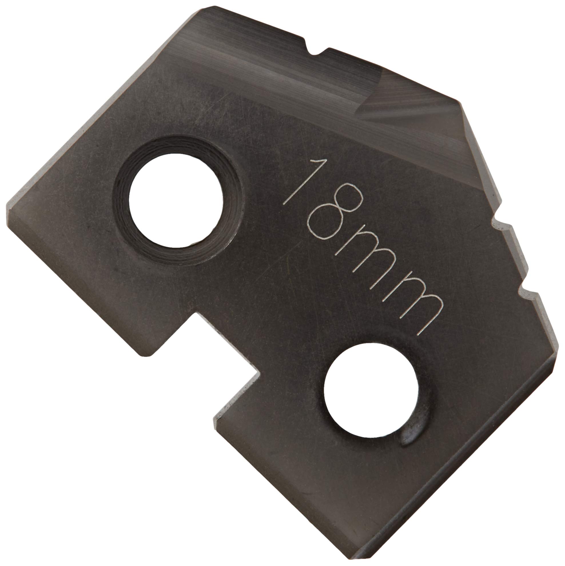 KARNASCH 2230100180 Palette Drill Bit Inserts for Alu, Brass, Copper, Steel Powder 25, 18 mm Diameter, 132° Point Angle