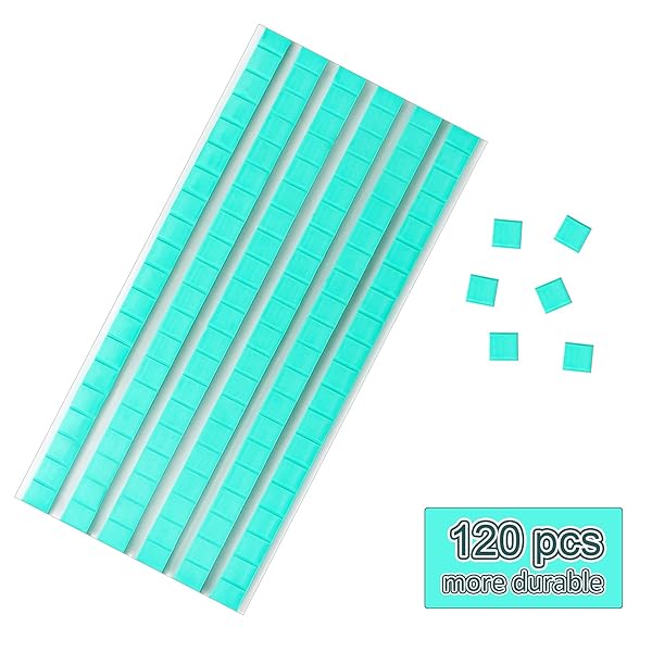 FEOSKY ADHESIVE POSTER STICKY TACK PUTTY, REUSABLE AND REMOVABLE ADHESIVE PUTTY, MOUNTING PUTTY FOR DISPLAYING WALL PAINTINGS, PICTURE, DECORATION, CRAFTS (BLUE, PACK OF 3)