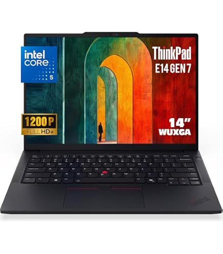 Lenovo ThinkPad E14 Gen 6 AI Laptop, Intel Core Ultra 7 155H, 16GB