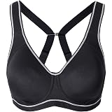 SYROKAN Soutien-Gorge De Sport Femme – Couverture Complète, Rembourrage Amovible, Maintien Optimal, Tissu Respirant