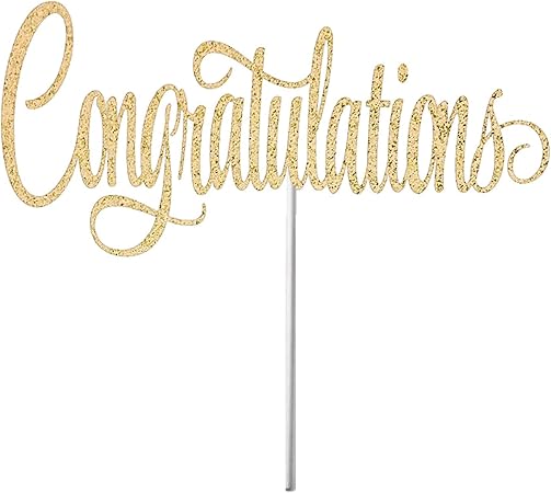 Decorazione Per Torta Di Congratulazioni Decorazione Per Feste Congratulazioni Feste Congratulazioni Festa Di Pensionamento Regalo Di Laurea Compleanno Anniversario Di Matrimonio Amazon It Casa E Cucina