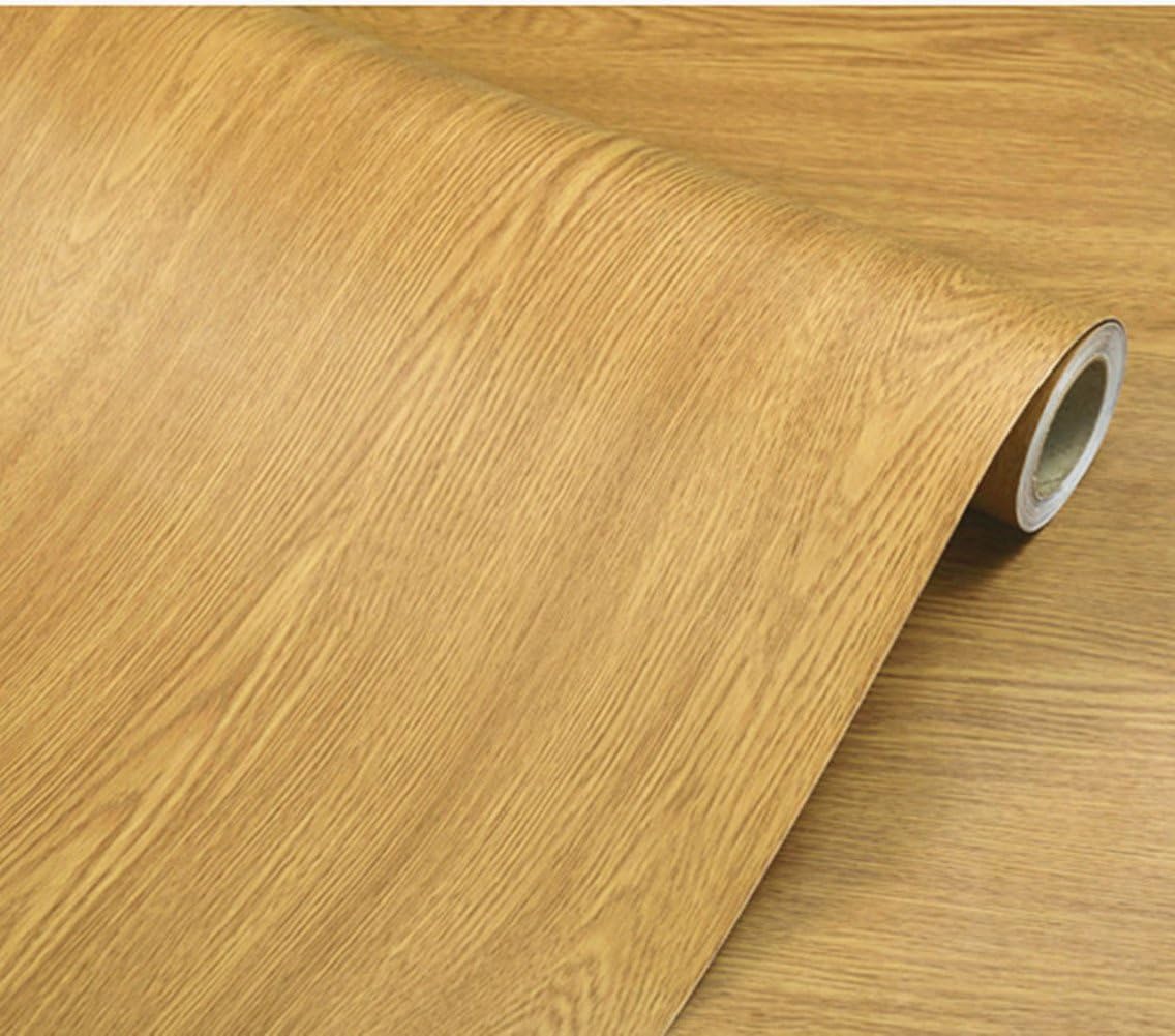 BESTERY Adhesive Wood Grain Paper Peel and Stick Furniture Stickers