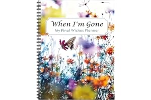 NIGRITY I'm Dead, End Of Life Planner, Funny End of Life Planner Organizer Binder, Evenything You Need to Know When I'm Gone, Estate Planning Organizer for Possessions, Final Wishes, Business Affairs (C)