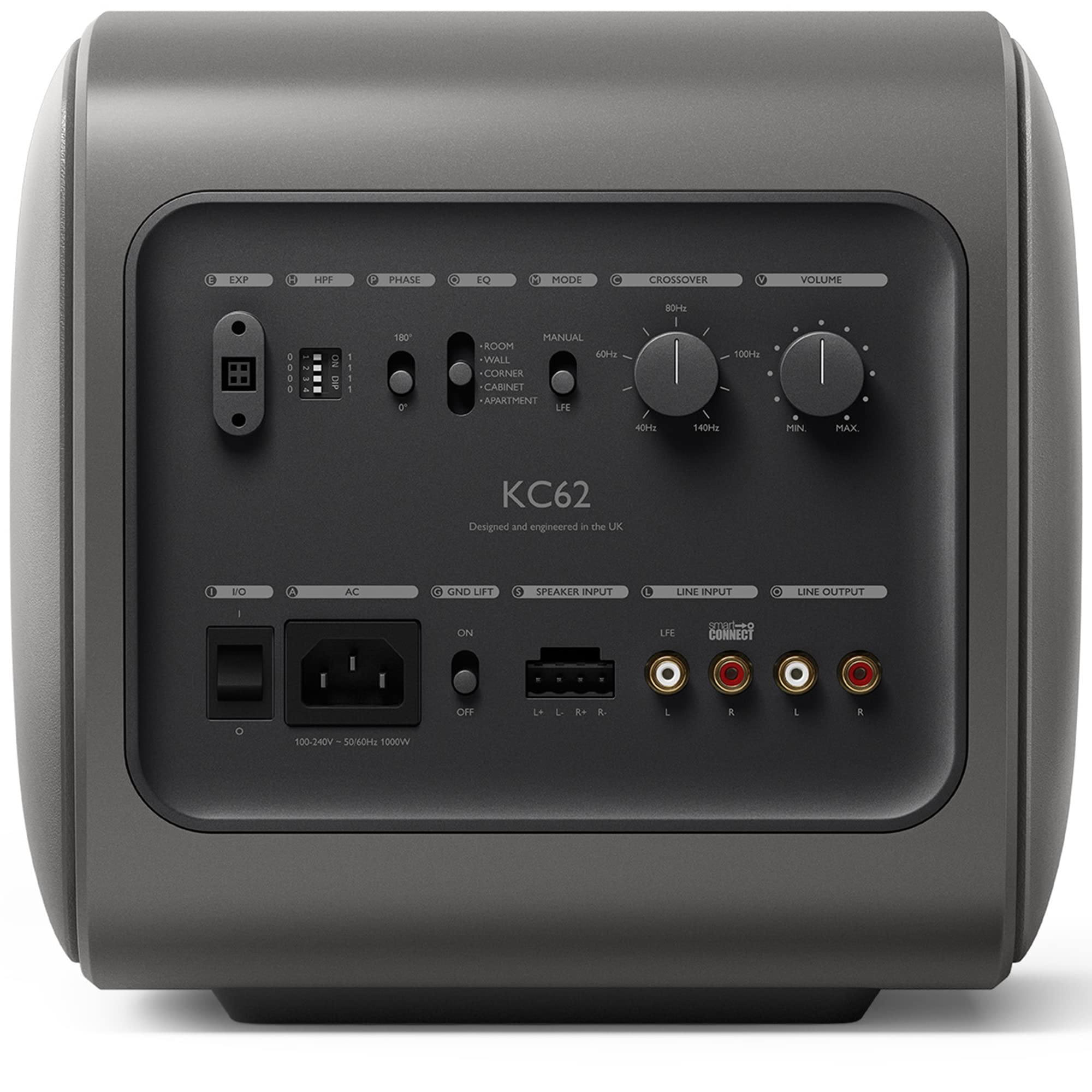 KEF KC62 Subwoofer (Titanium Grey)