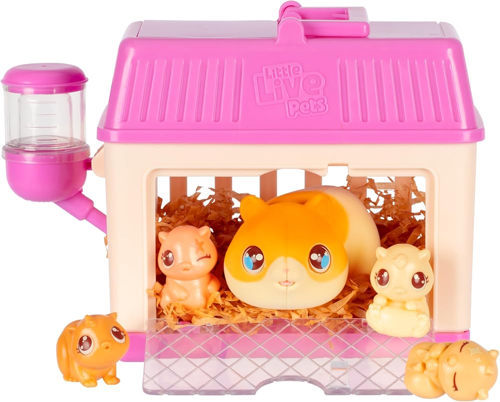 Little Live Pets LLP Hamster Mama Surprise Mini Interactive Toy 3 Babies