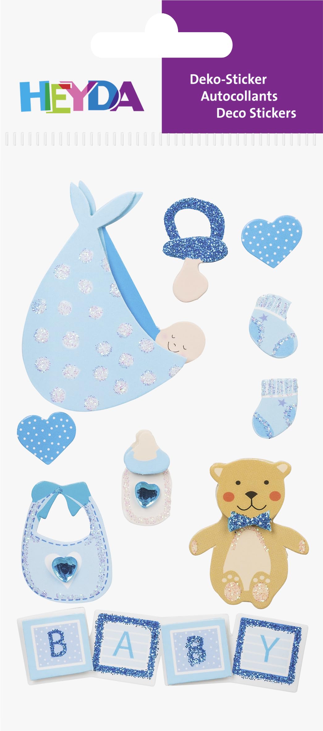 Heyda 203780629 Stick-On's Mix Baby Boy 2