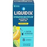 Liquid Iv Hydration Lemon Lime 10 Count 5.65 OZ