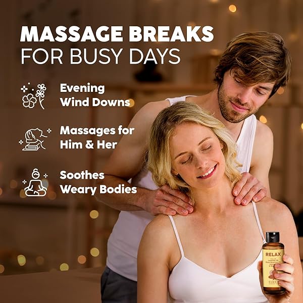 KUKKA RELAX MASSAGE OIL – 3.38 FL OZ – ENHANCES RELAXATION AND COMFORT FOR BLISS – LAVENDER MASSAGE OIL FOR MASSAGES DEEPENS CONNECTIONS FOR MOMENTS OF COMFORT – NATURAL INGREDIENTS AND NON-GREASY