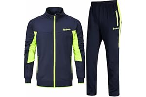 Rdruko Men's Tracksuit Sweatsuits 2 Piece Set Athletic Jogging Gym Activewear Sweat Track Suits Sets