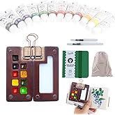 Tobios Watercolor Set Tobios Mini Watercolor Paint Set Travel Watercolor Sets Mini Paint Pad Pocket Artist Watercolour Travel Sets Pocket Watercolour Kit Portable Paint Palette