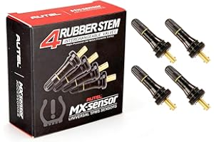 Autel Rubber Valve Kit 4PCS Pack, MX-TPMS Sensor Replacement Rubber Clamp in Valve Stem, for TPMS Sensors