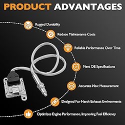 HQPASFY 5WK97339A NOx Sensor Outlet Nitrogen Oxide