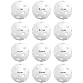 Cannon Sports 12-Inch Plastic Softballs &ndash; 12 Pack of Official Size Plastic Practice Softballs &ndash; Perfect for Hitting, Pitching, Batting, Recreational Play