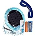 Original Solar Pool Ionizer | 85% Less Chlorine | Lifetime Replacement Program | Kill Algae in Pool | High Efficiency | Keeps