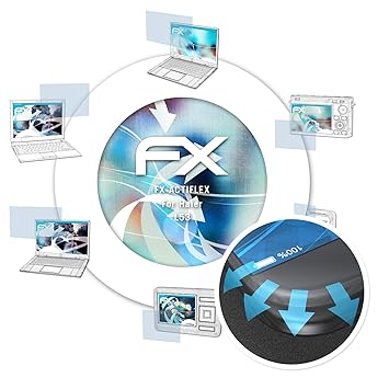 atFolix Schutzfolie passend für Haier L53 Folie, ultraklare und Flexible FX Displayschutzfolie (3X)