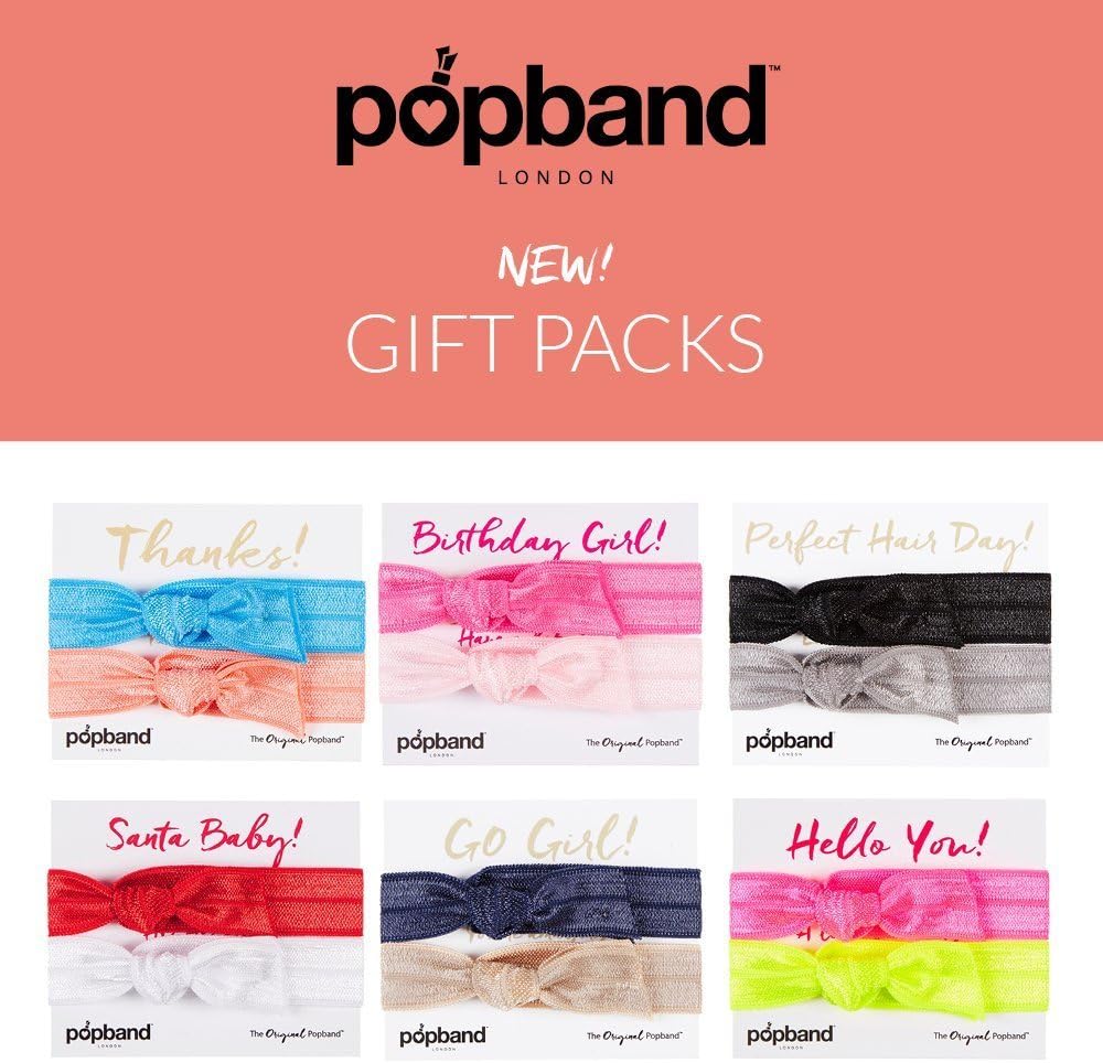 Popband Ponytail Holder Gift Packs, Birthday Girl, Pink - Image 4