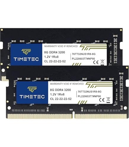 Crucial 16GB DDR4 RAM Kit (2x8GB), 3200MHz (PC4-25600