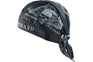 MJMOTO Motorcycle Helmet Balaclava Retro Men Summer Motorbike Skull Caps Sports Head Wrap Headband Running Cycling Bandana Hat