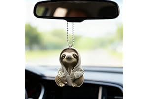 Acrylic Hoodie Sloth Hanging Decor - Cute Animal Pendant for Home/Car | Ideal Gift for Sloth Lovers/GJ-73