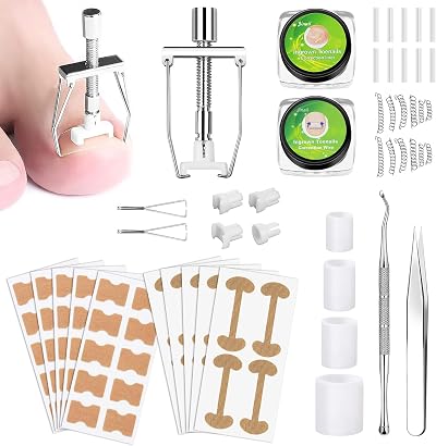 BQMEZRNUS Ingrown Toenail Treatment Kit with Corrector Strips Patches