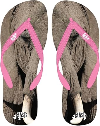 elephant flip flops