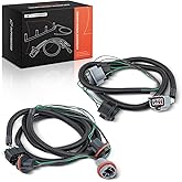 A-Premium Tail Light Wiring Harness Compatible with Chevrolet Silverado 1500 2500 HD 3500 HD GMC Sierra 3500 HD Driver and Pa