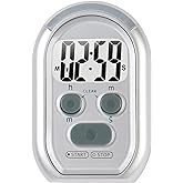 ZYQY x-wlang 3-in-1 Alerts timer 1013 with vibration ,beep and flash.(kitchen timer ,medical timer,therapeutic timer), silver