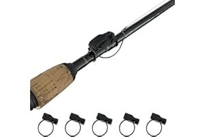 FinMan 5-Pack STOW | Rod Mounted Tackle & Hook Keeper For Fishing Rods | Keeps Drop Shot Weights Secure & Hooks Safe and Sharp