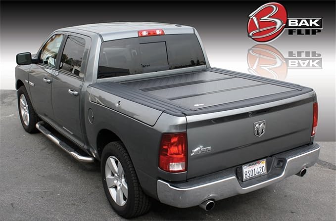 Amazon Com Bak 26207rb Bakflip G2 Box Tonneau Cover For 09 10 Ram With Ram Box Automotive