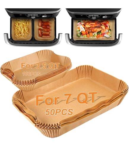 Amazon.com: MMH 150PCs Air Fryer Liners for Ninja DZ071 7-QT/Ninja