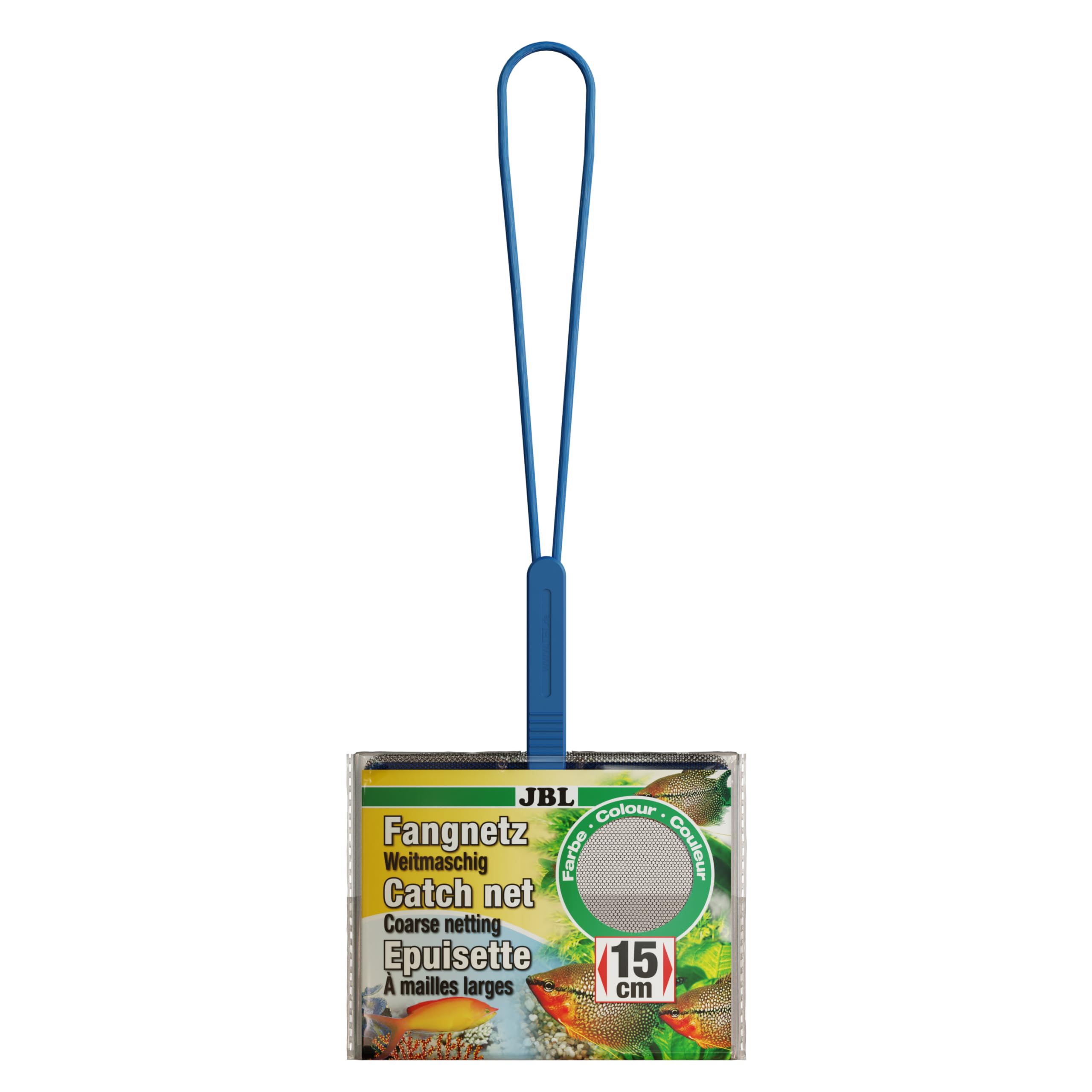 JBL Fish net PREMIUM 15 cm black/wide-meshed, Wide-mesh premium aquarium net