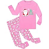 N/P Girls Christmas Pajamas Toddler Kids Pjs Girls Boys Santa Claus Pajamas Cotton Winter Sleepwear Children Clothes 2-12T