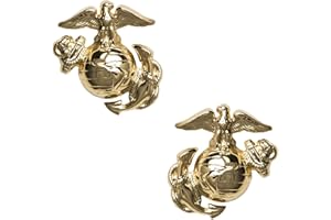Marlow White USMC Enlisted Dress Collar Device