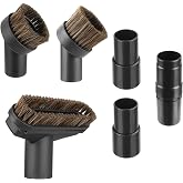 6 Pack For Shark Vacuum Attachments Replacement Shark Vacuum Brush Attachment with Vacuum Hose Adapter, 1 1/4 Vacuum Attachments for Multiple Household Vacuum Cleaners
