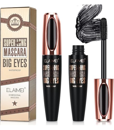 Amazon.com : 2 Pack 4D Silk Fiber Lash Mascara,Lengthening and