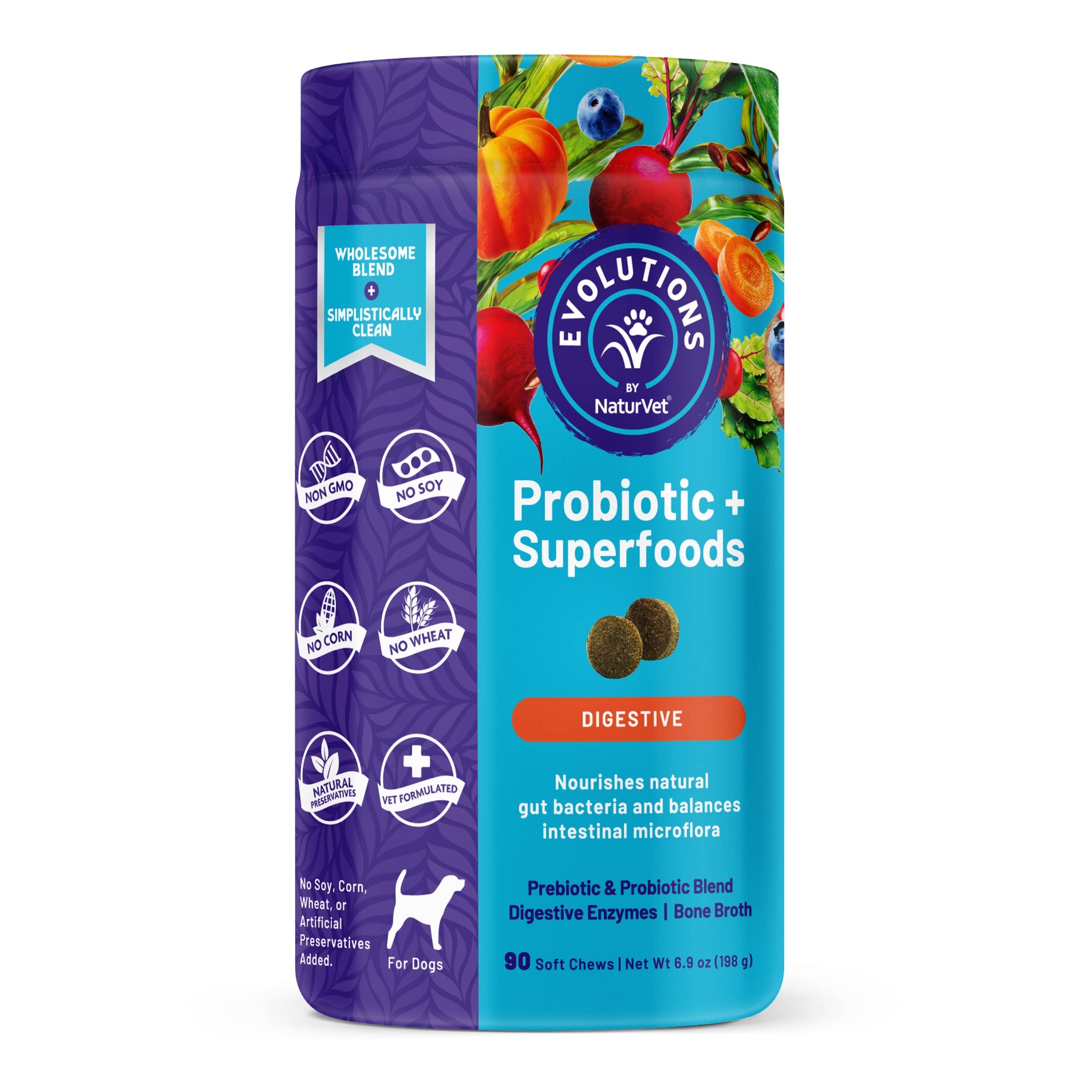 Mua Evolutions Probiotic & Superfoods 90ct Soft Chews for Dogs