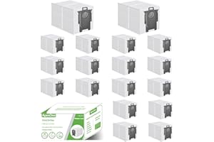 ApexOne 18 Pack Dust Bags for Roborock QV 35A/Qrevo S5V/Saros 10/ 10R/Q Revo/Qrevo S/Qrevo Pro/Qrevo MaxV/Qrevo Master/Qrevo Plus/S8 Max Ultra/S8 MaxV Ultra/Qrevo Slim Vacuum Cleaner, 2.7L Capacity
