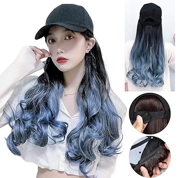Amazon Com Cnfco Novelty Hair Sun Visor Cap Adjustable Black