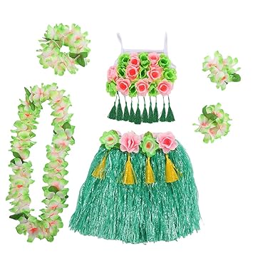 hawaiian fancy dress grass skirt