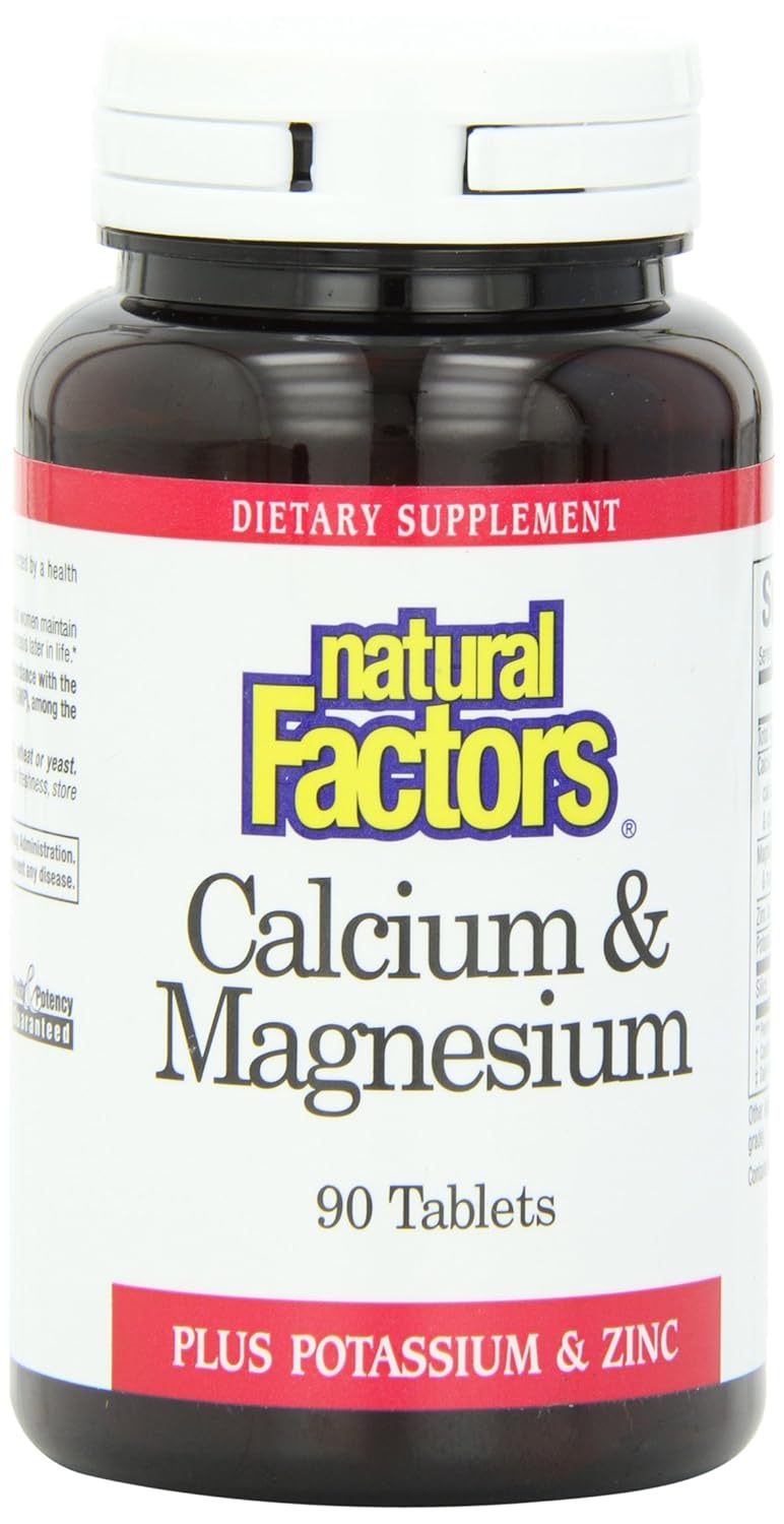 Natural Factors Clacium & Magnesium plus Potassium & Zinc