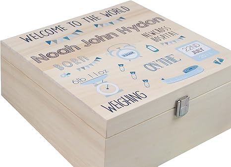 Caja de regalo de recuerdo para bebés: Amazon.es: Bebé