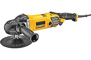 DEWALT Buffer/Polisher, Variable Speed, Soft Start, 7-Inch/9-Inch (DWP849X) , Yellow