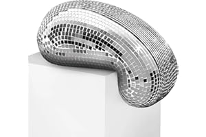 Reimagine Discovery Melted Disco Ball Decor - Aesthetic Room Decor with Funky & Unique Style for Modern Living Room