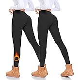 FULLSOFT Fleece Lined Leggings Women High Waisted Tummy Control Workout Winter Thermal Warm Soft Yoga Pants
