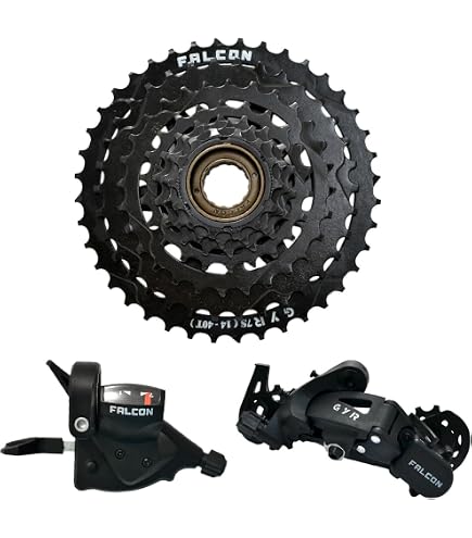 Roue Libre Falcon FW-842 FC2608 8 Vitesses 13-42T – Pignon Acier, Compatible Shimano/Sram/MicroShift – 664g, Noir