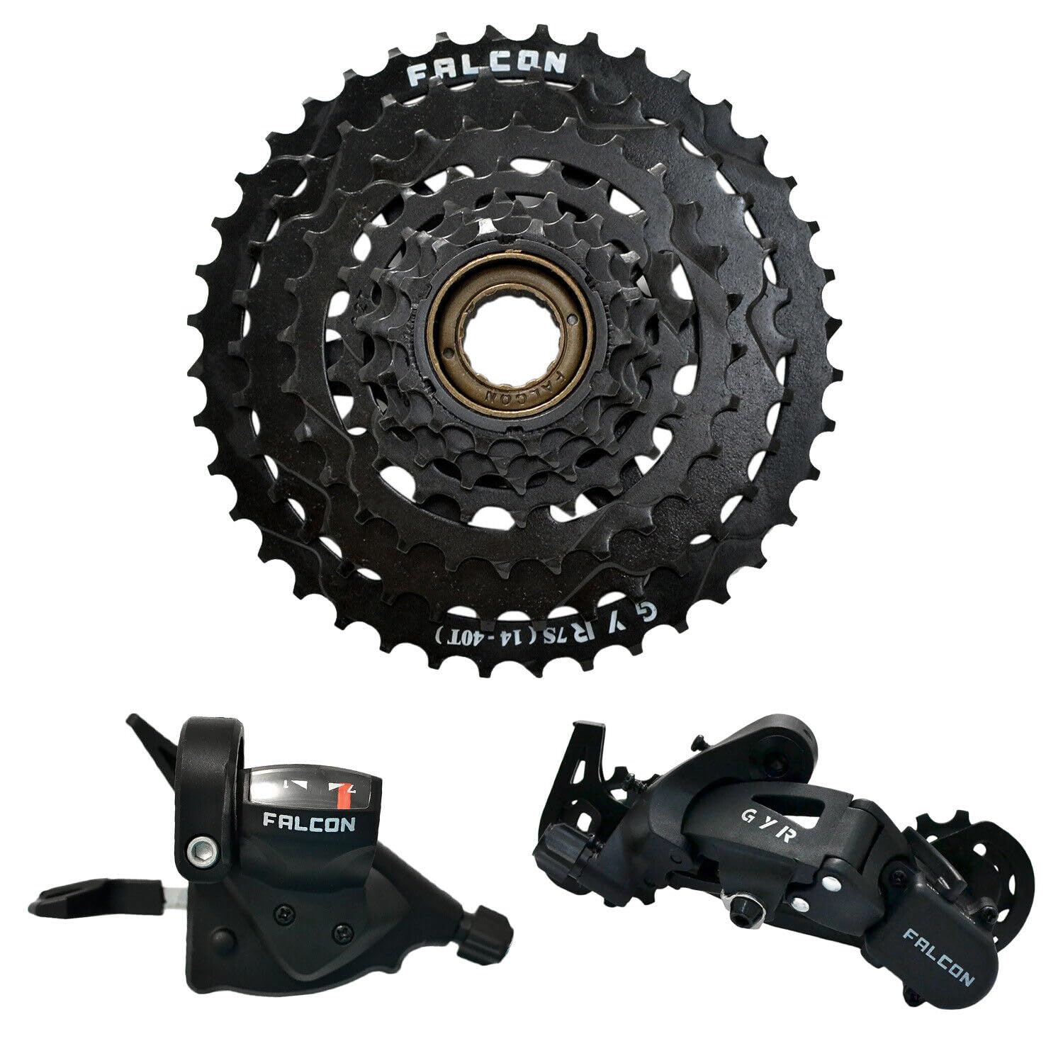 FALCON GYR Freewheel System 1x7 Speed 14-40T MTB Groupset, FC2997