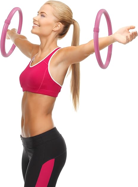 hoopomania Arm Hoop, Conjunto de Mini Hula Hoops con Recubrimiento ...