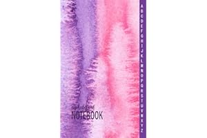 Alphabetical Notebook: Lined-Journal Organizer with Alphabet Index Tabs Printed, Alphabetized Notebook Great for Storing Inte