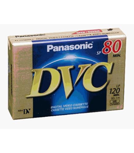 Amazon.com: Panasonic AY-DVM83PQ Professional Mini DV Tape 83min