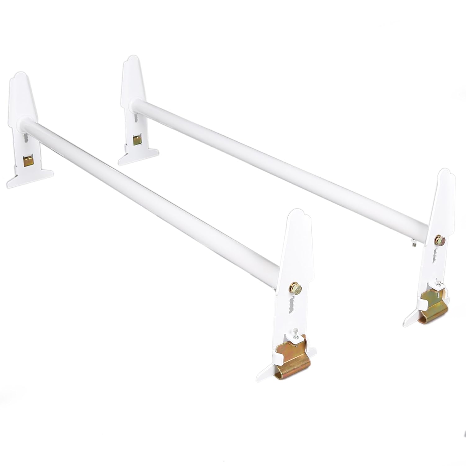 ECOTRIC Adjustable Van Roof Ladder Rack 500LBS 2 Bars Chevy